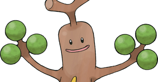 Sudowoodo Pokemon PNG Isolated Picture