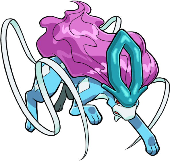 Suicune Pokemon PNG HD Isolated