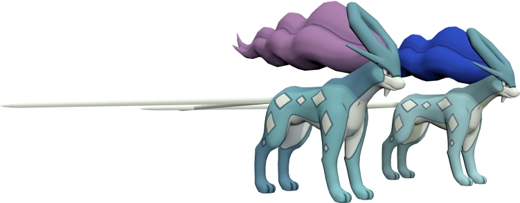 Suicune Pokemon PNG Isolated File