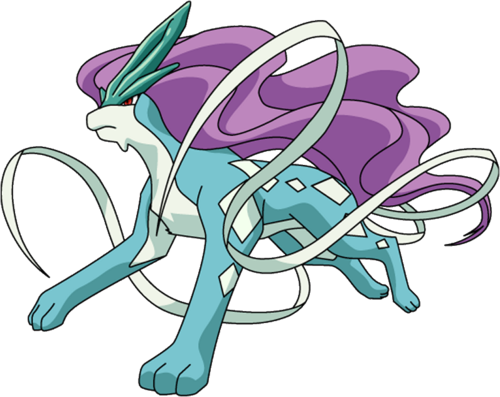 Suicune Pokemon PNG Isolated HD