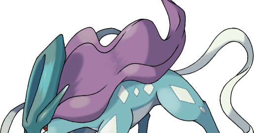 Suicune Pokemon PNG Isolated Image