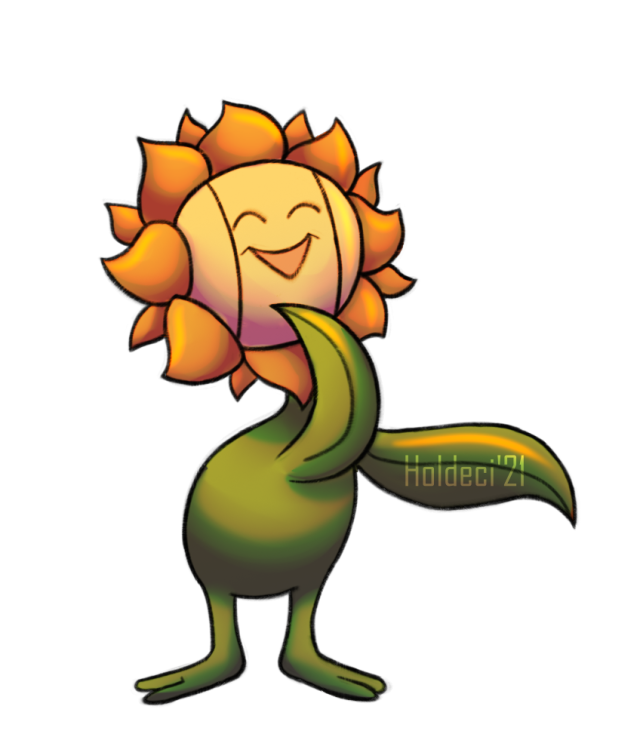 Sunflora Pokemon PNG Transparent Image
