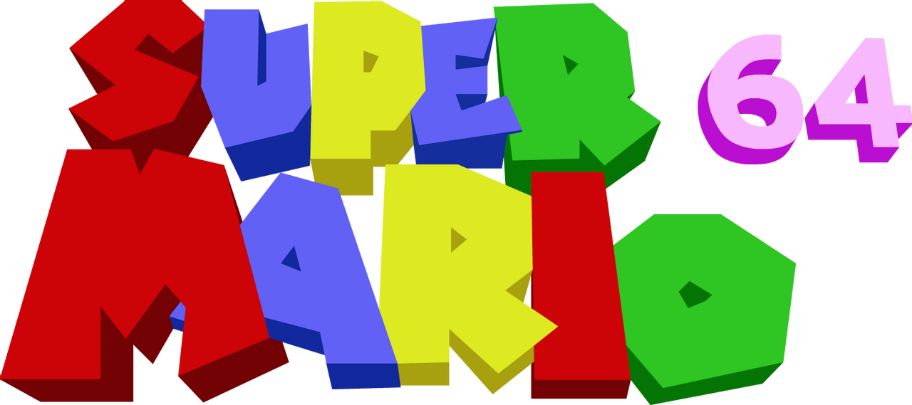 Super Mario 64 Logo PNG Pic