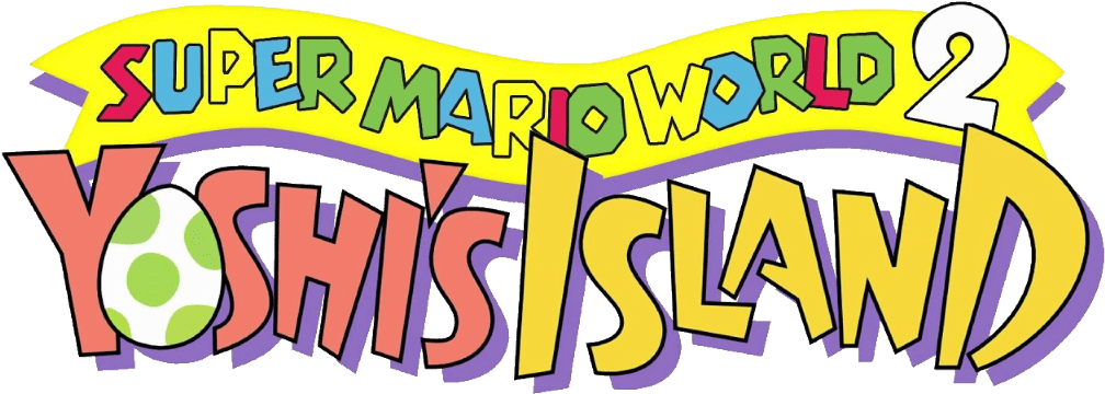 Super Mario World 2 Yoshi’s Island Logo PNG