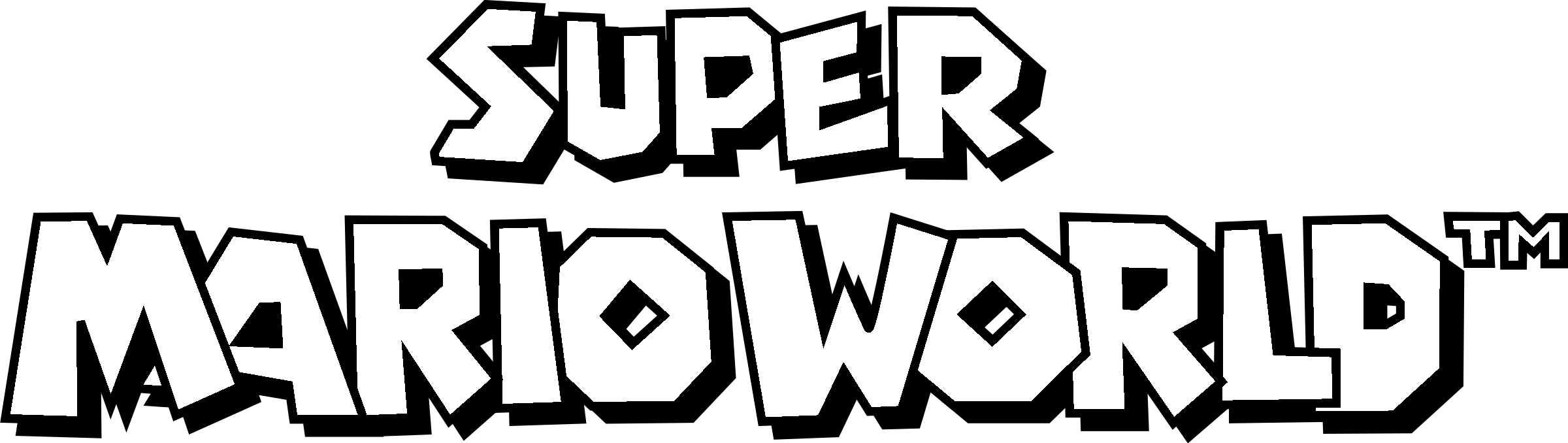 Super Mario World Logo PNG Clipart