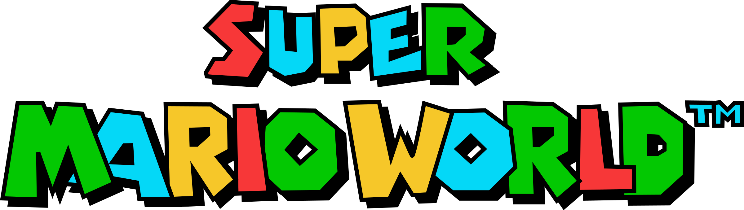 Super Mario World Logo PNG HD Isolated