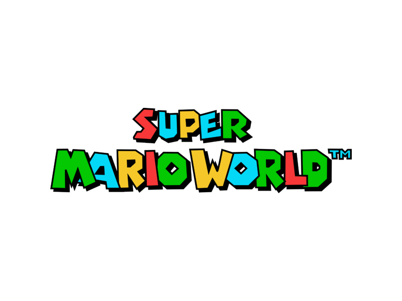 Super Mario World Logo PNG Isolated HD