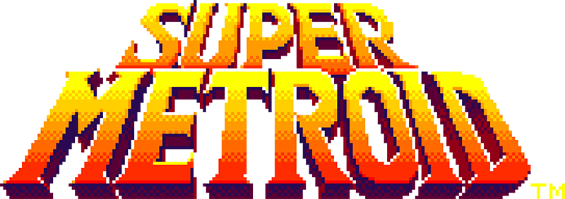 Super Metroid Logo PNG HD