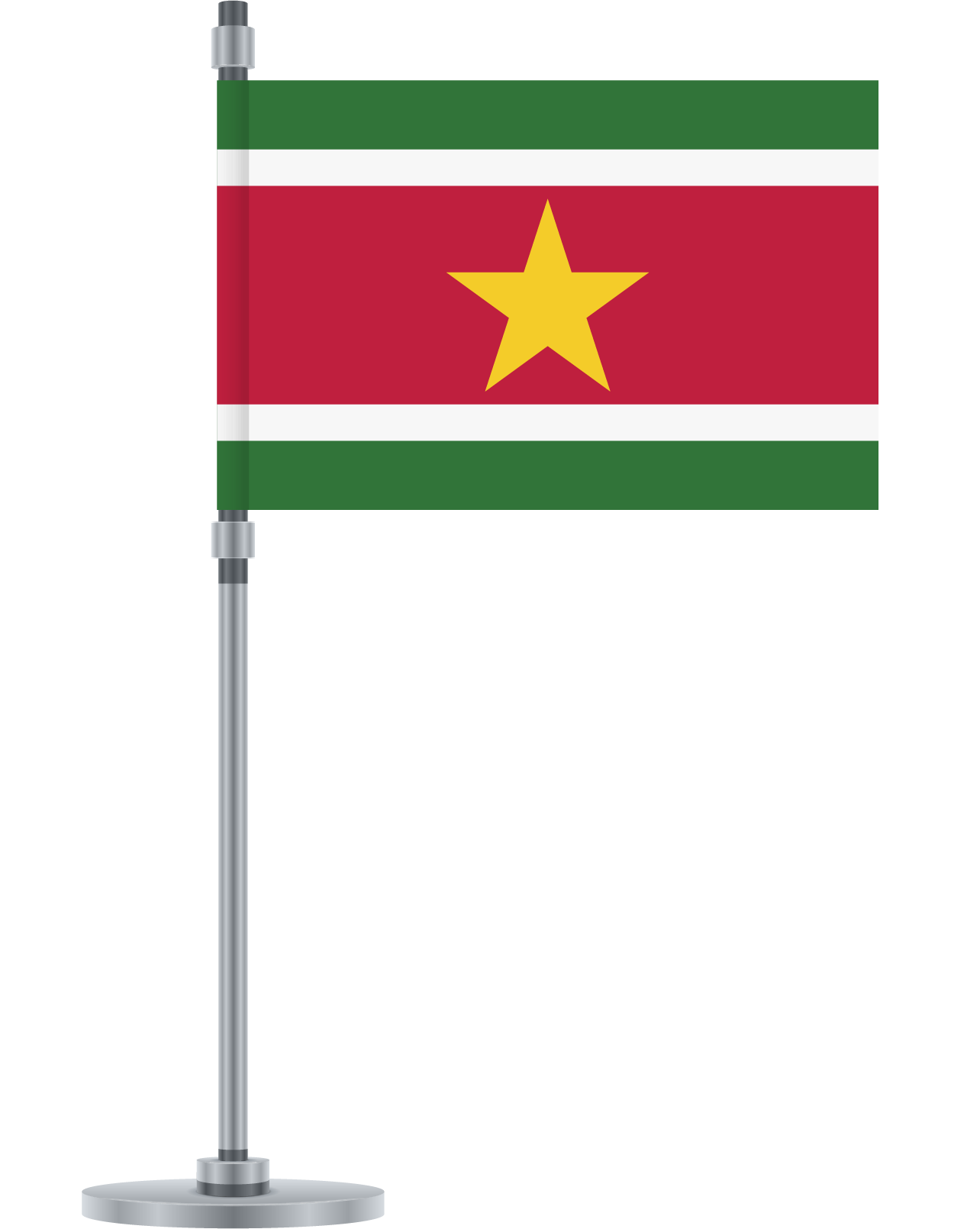 Suriname Flag PNG Clipart
