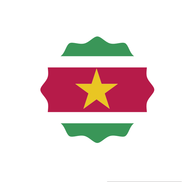 Suriname Flag PNG File