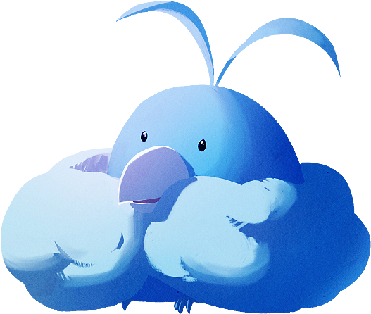 Swablu Pokemon PNG Isolated Picture