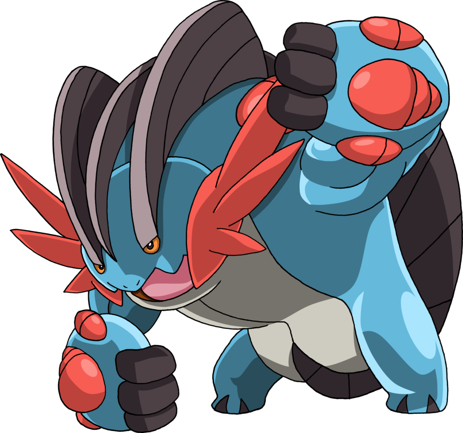 Swampert Pokemon PNG HD Isolated