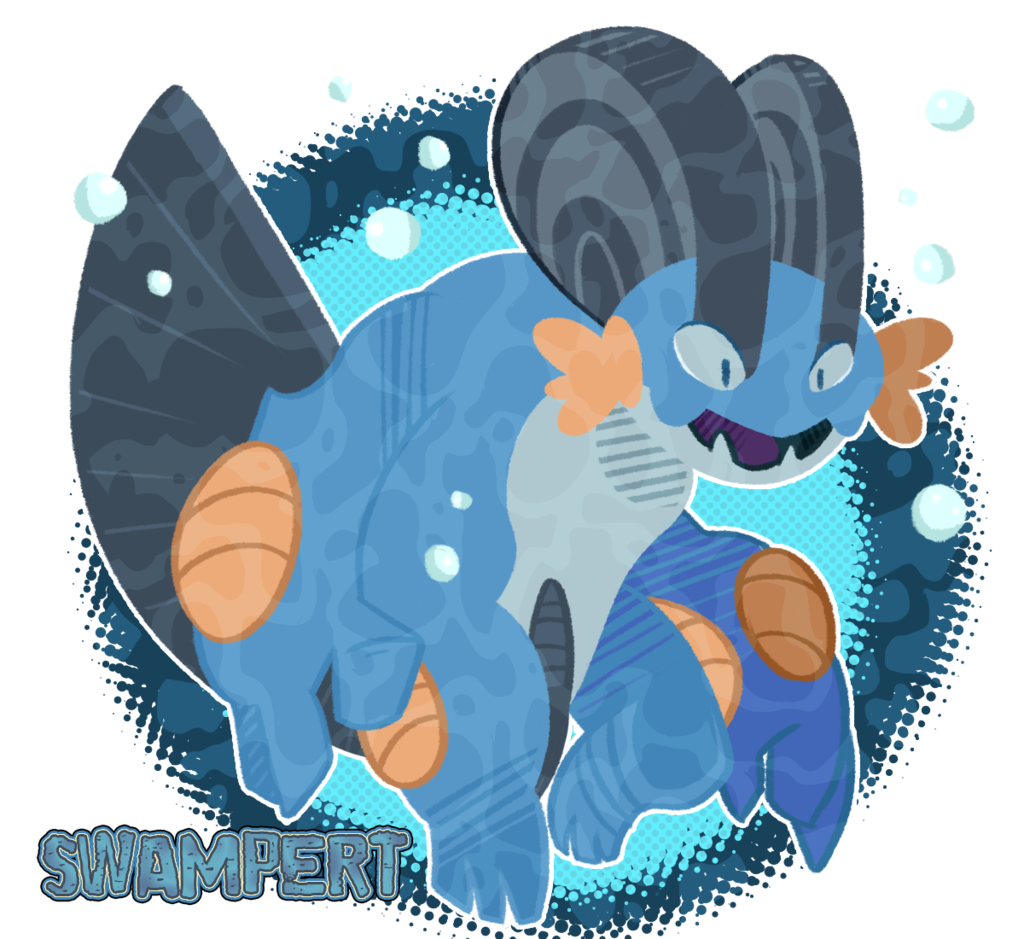 Swampert Pokemon PNG Isolated HD