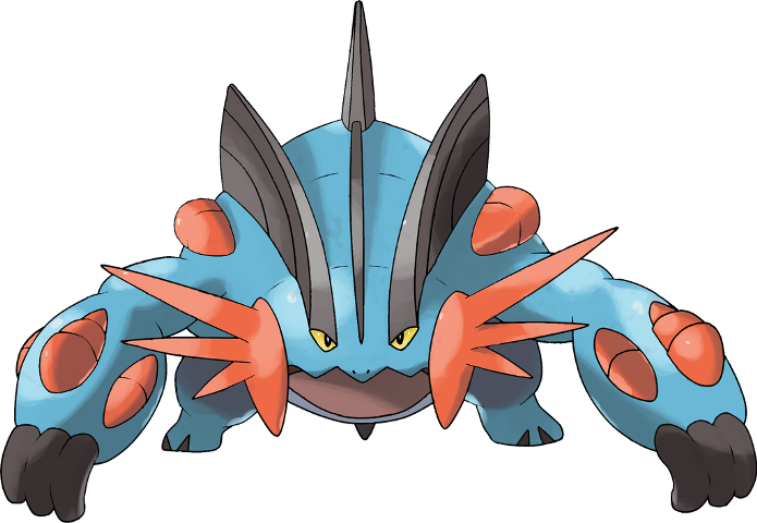 Swampert Pokemon PNG Isolated Picture