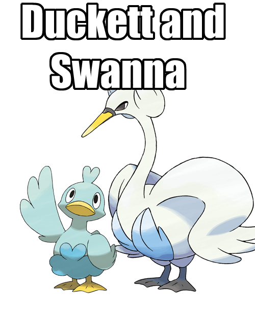 Swanna Pokemon PNG HD