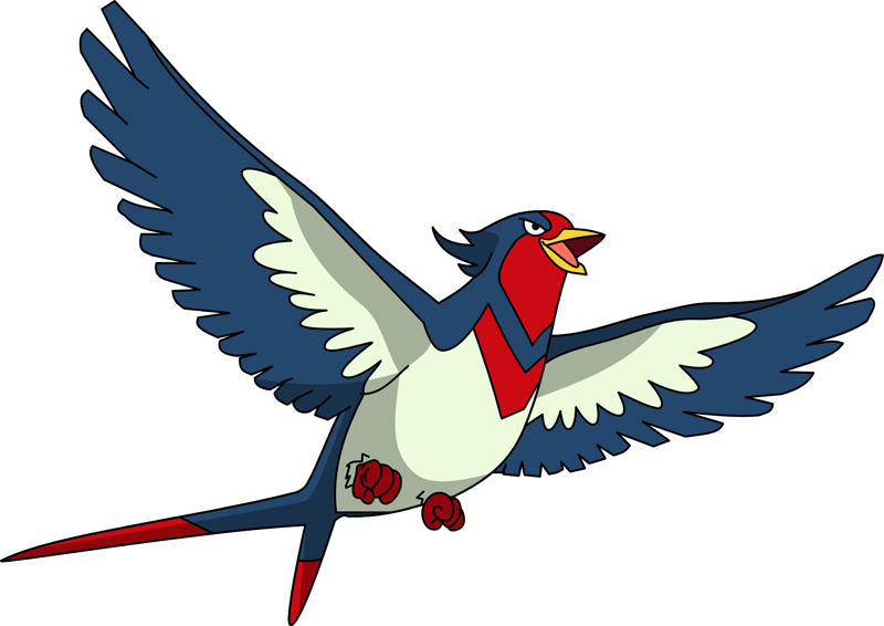Swellow Pokemon PNG HD Isolated