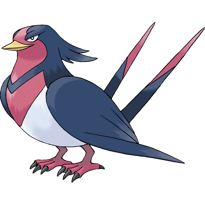 Swellow Pokemon PNG Transparent Picture