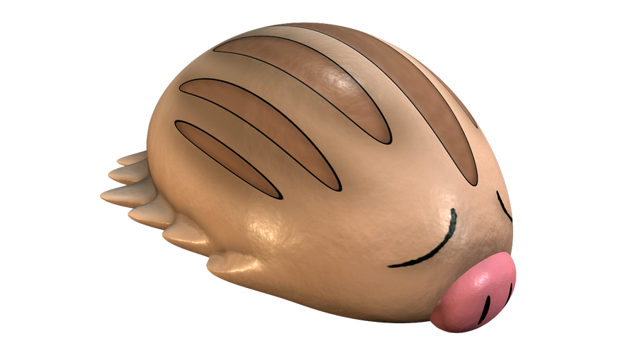 Swinub Pokemon PNG Isolated File