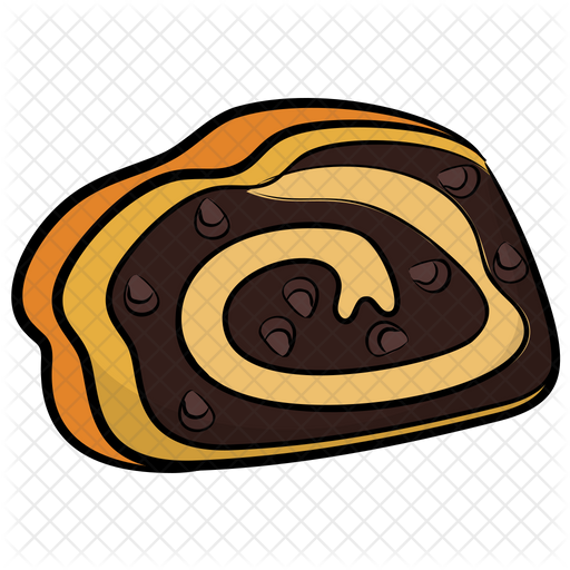 Swiss roll PNG HD Isolated