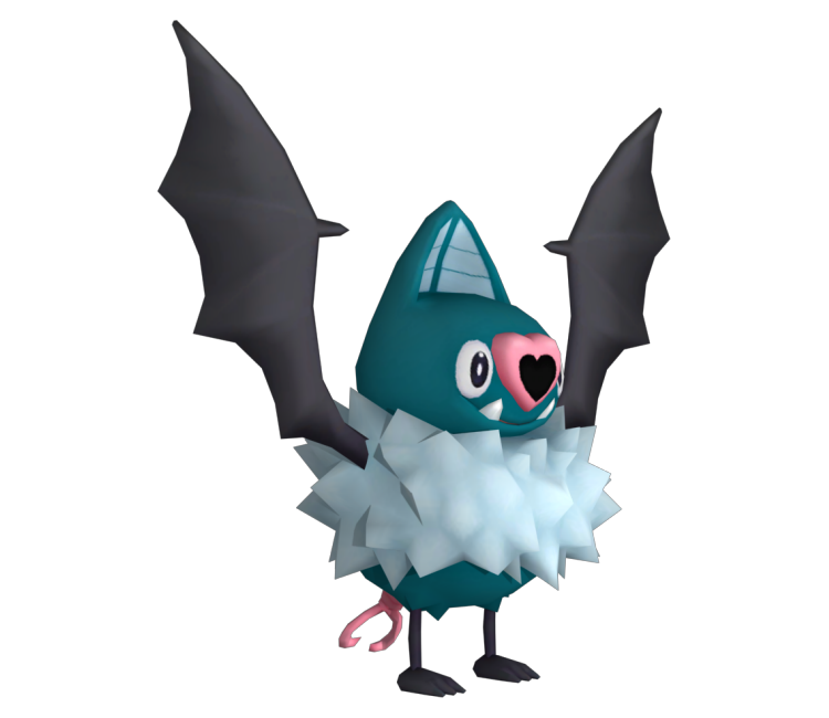 Swoobat Pokemon PNG Isolated Clipart