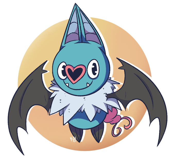 Swoobat Pokemon PNG Isolated HD