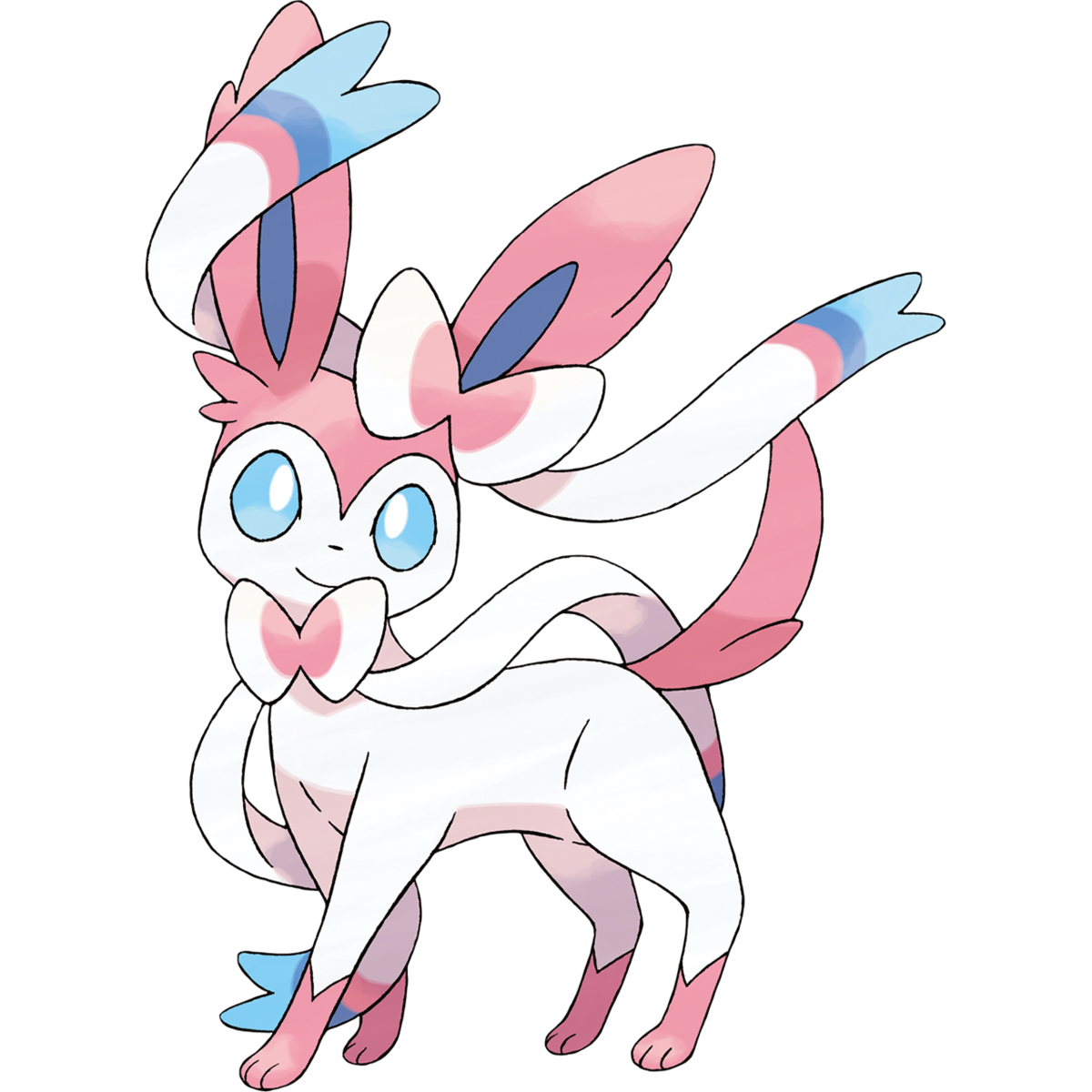 Sylveon Pokemon PNG HD Isolated
