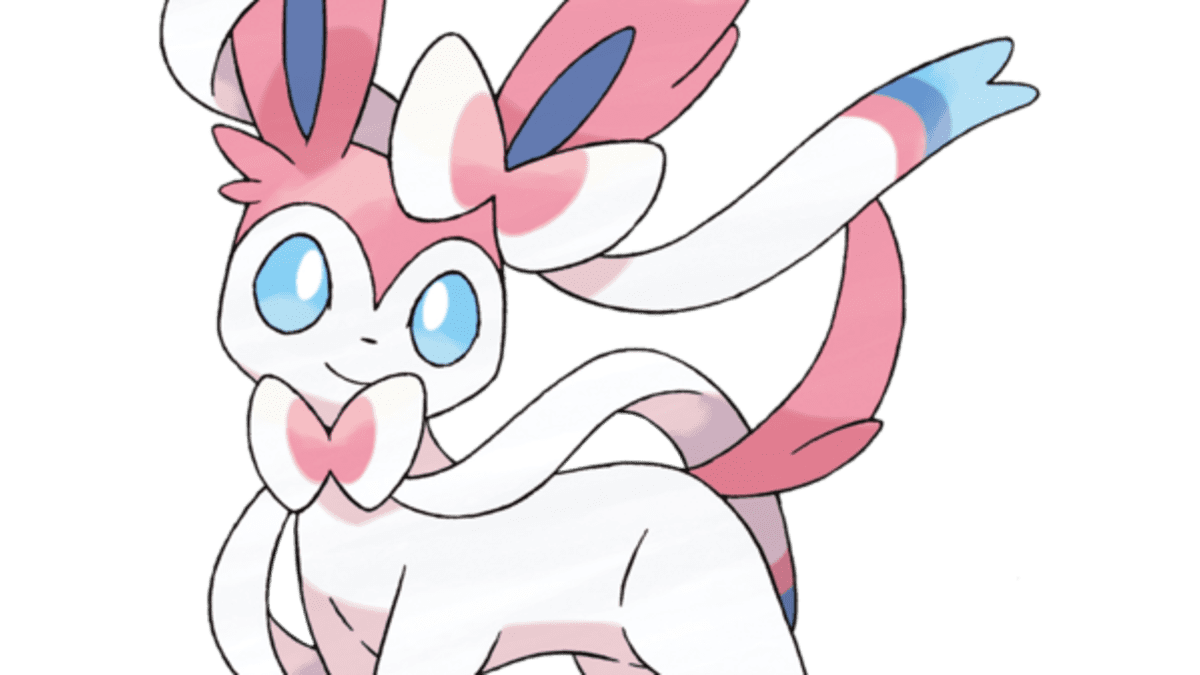 Sylveon Pokemon PNG Isolated File