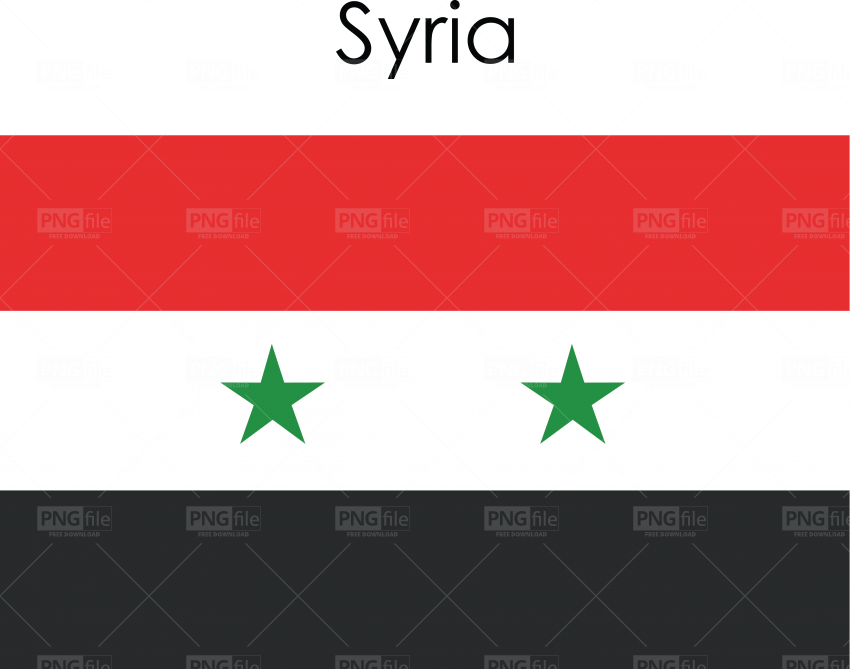Syria Flag PNG Clipart