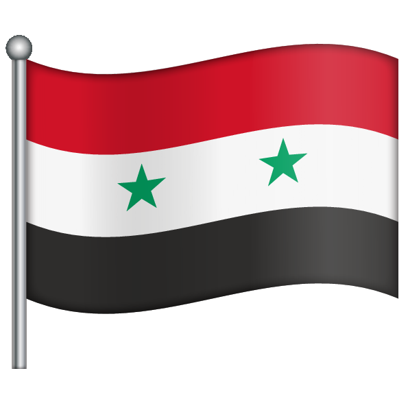 Syria Flag PNG Isolated HD