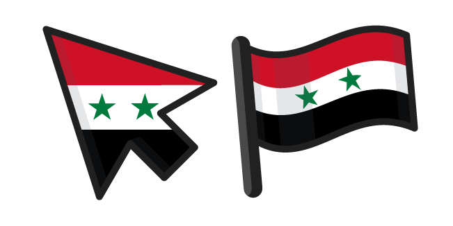 Syria Flag PNG Isolated Image