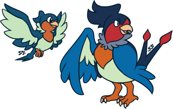 Taillow Pokemon PNG Isolated Clipart