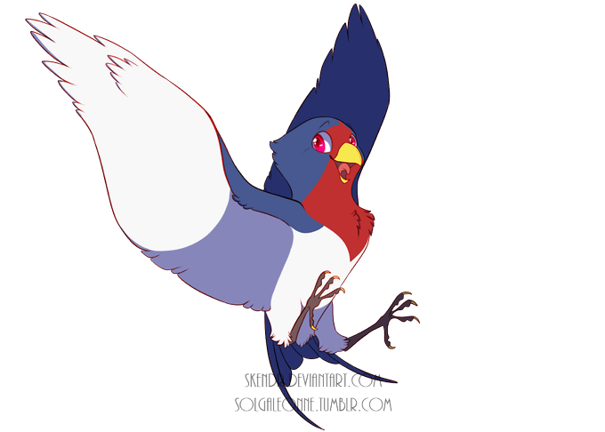 Taillow Pokemon PNG Isolated Image