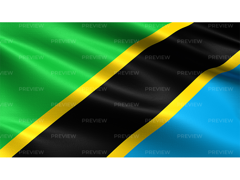 Tanzania Flag PNG Picture