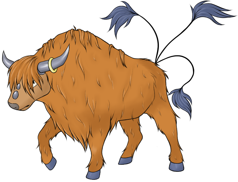 Tauros Pokemon PNG HD Isolated