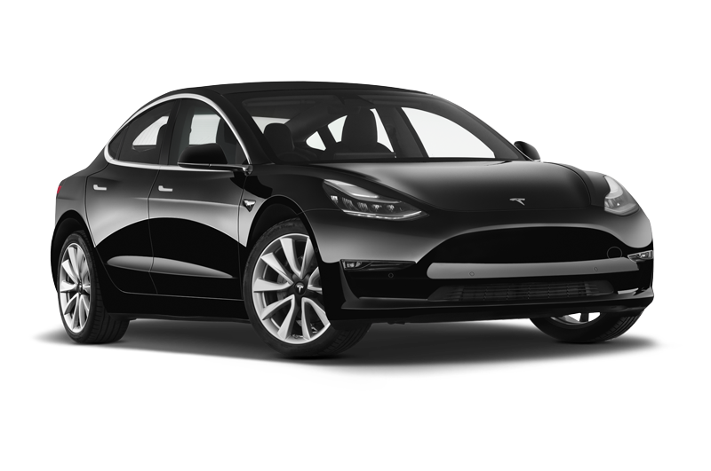 Tesla Model 3 PNG Isolated Image
