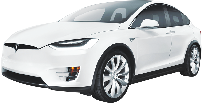 Tesla Model X PNG Isolated File