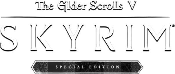The Elder Scrolls V Skyrim Logo PNG Photo