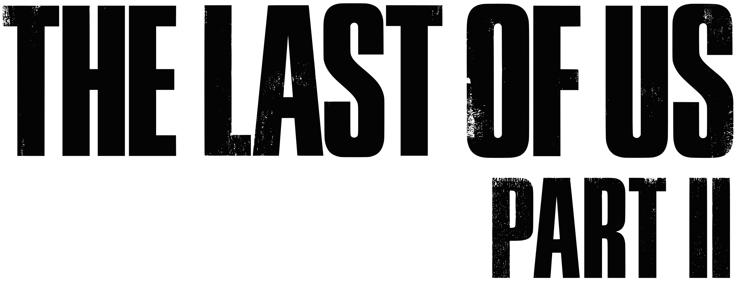 The Last Of Us Logo PNG HD