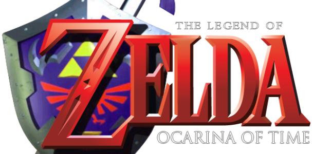 The Legend Of Zelda Ocarina Of Time Logo PNG Photo
