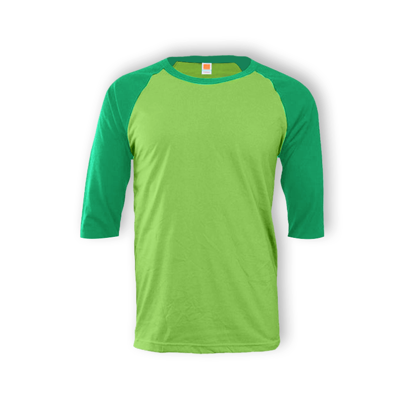 Three-Quarter Sleeves T-Shirt PNG Image