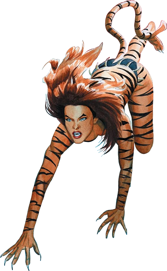 Tigra Marvel PNG HD