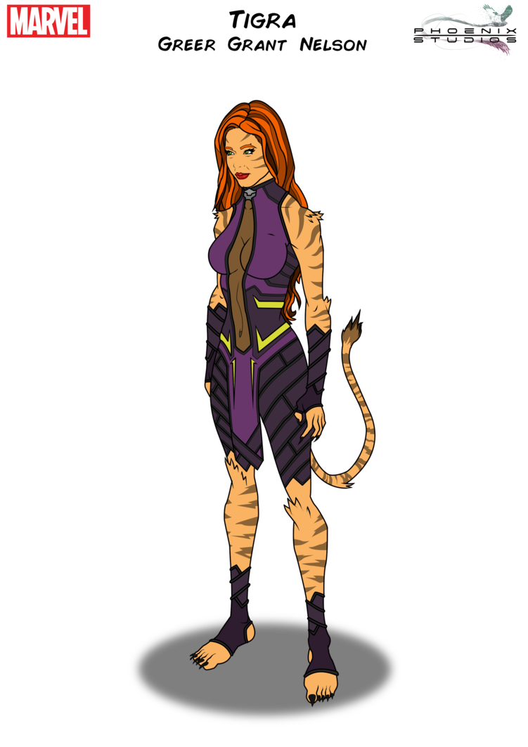 Tigra Marvel PNG Isolated HD