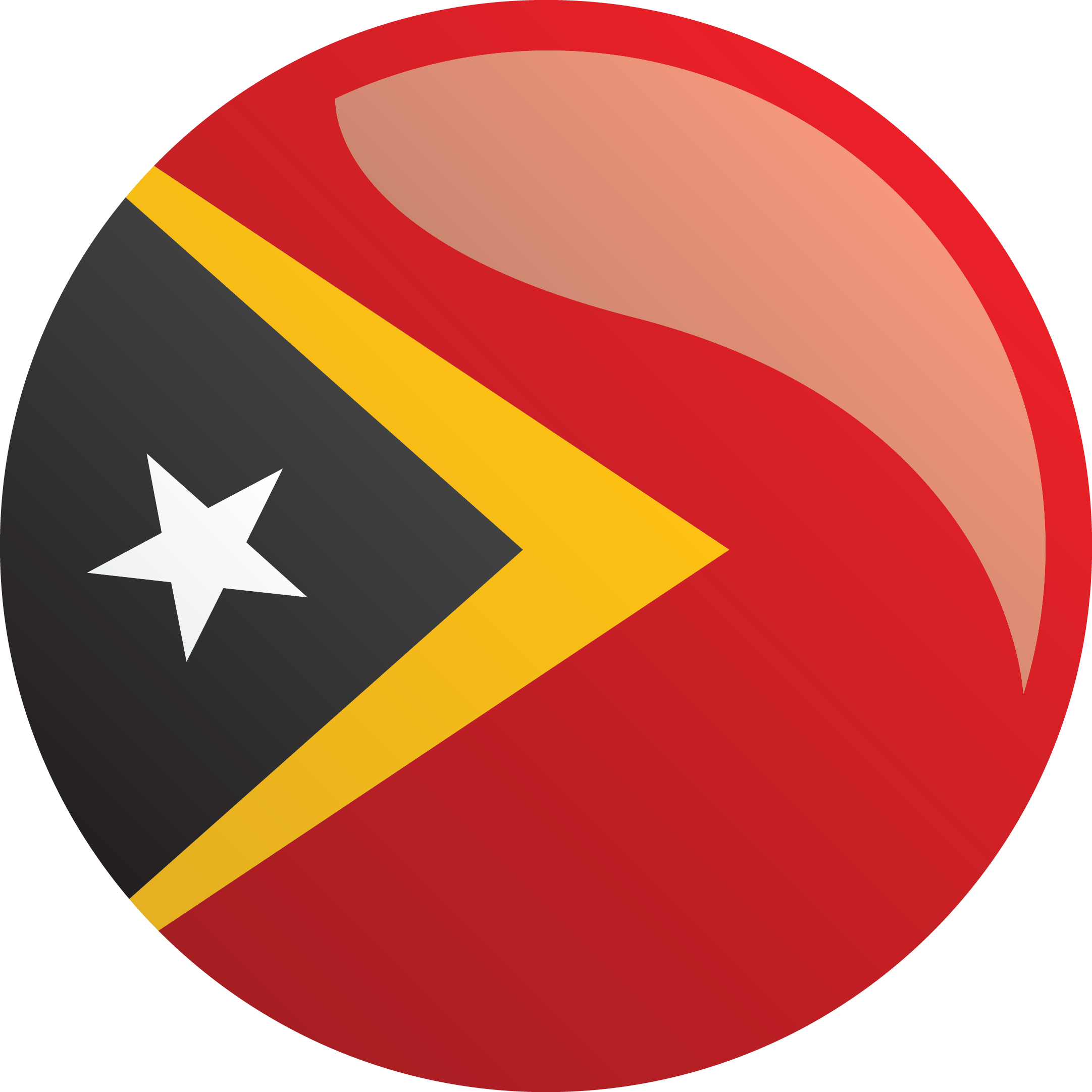 Timor-Leste Flag PNG File