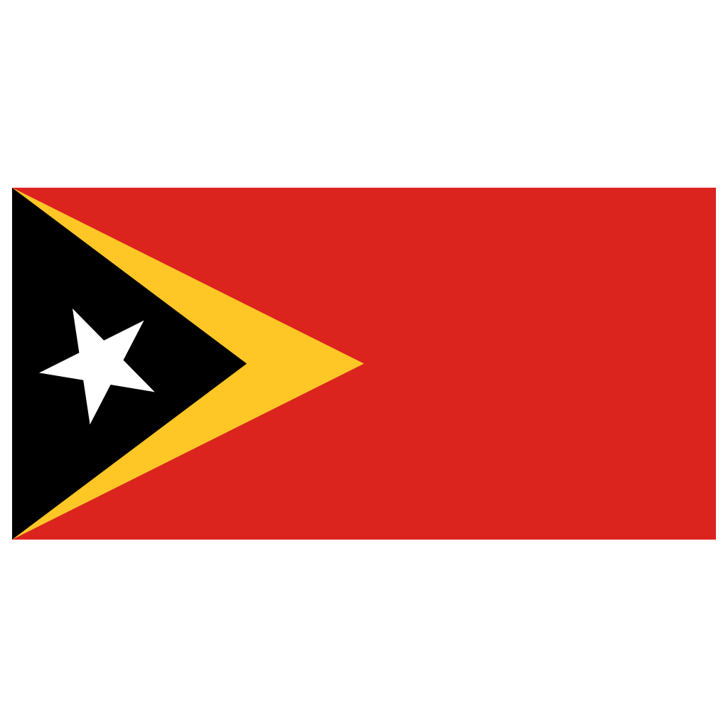 Timor-Leste Flag PNG Picture