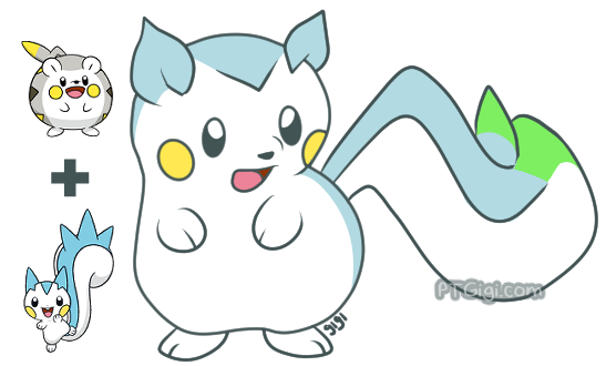 Togedemaru Pokemon PNG Isolated Clipart