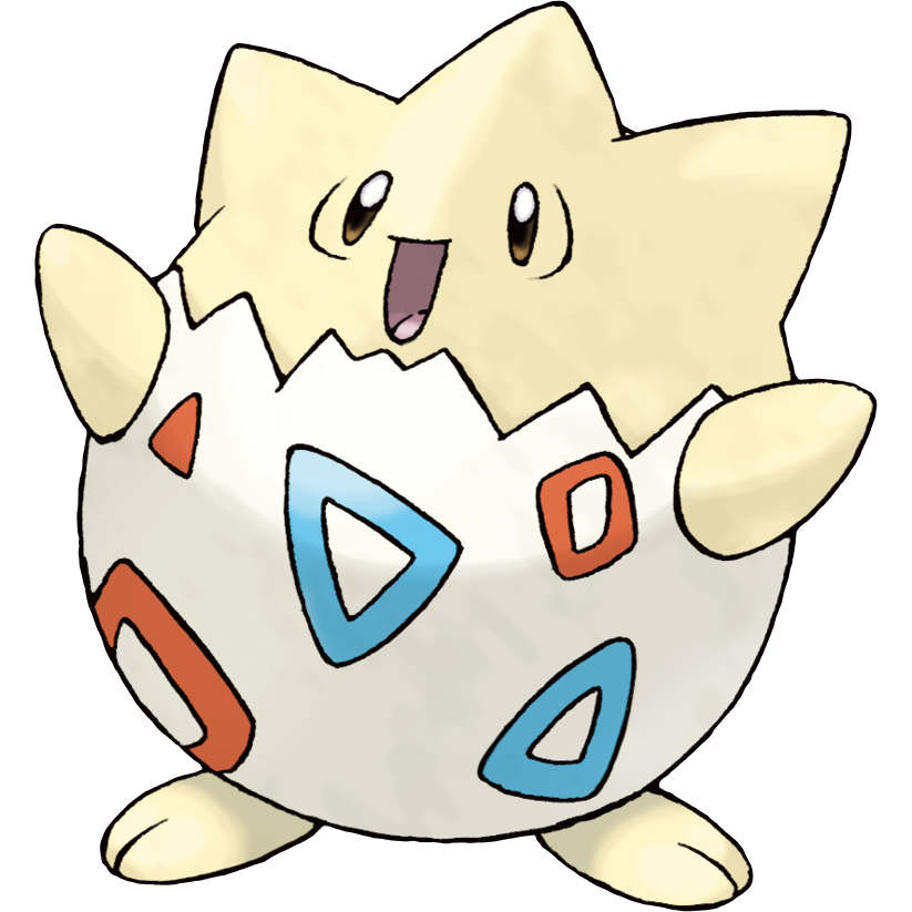 Togepi Pokemon PNG Isolated Clipart