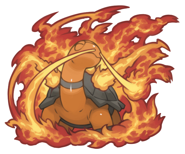 Torkoal Pokemon PNG Isolated Clipart