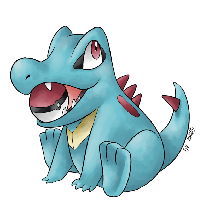 Totodile Pokemon PNG HD Isolated