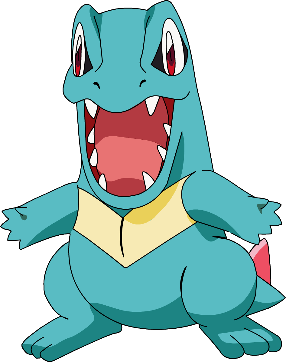 Totodile Pokemon Transparent Isolated PNG