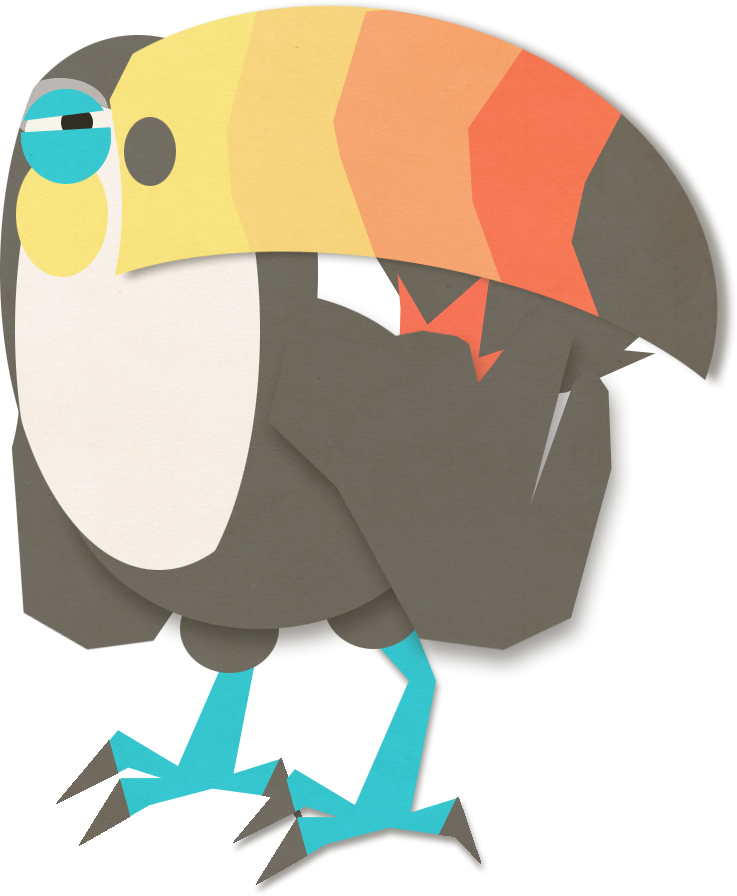 Toucannon Pokemon PNG Isolated Clipart